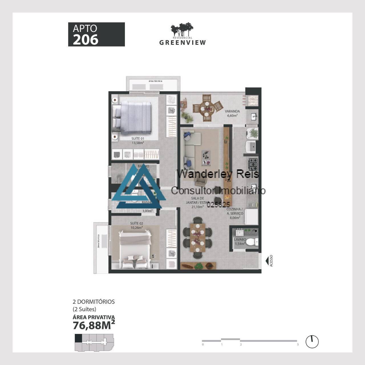 Apartamento, 2 quartos, 68 m² - Foto 39